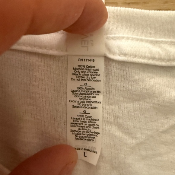 Next Level “Falling Down” William Foster Graphic Tee White Regular - Picture 6 of 7